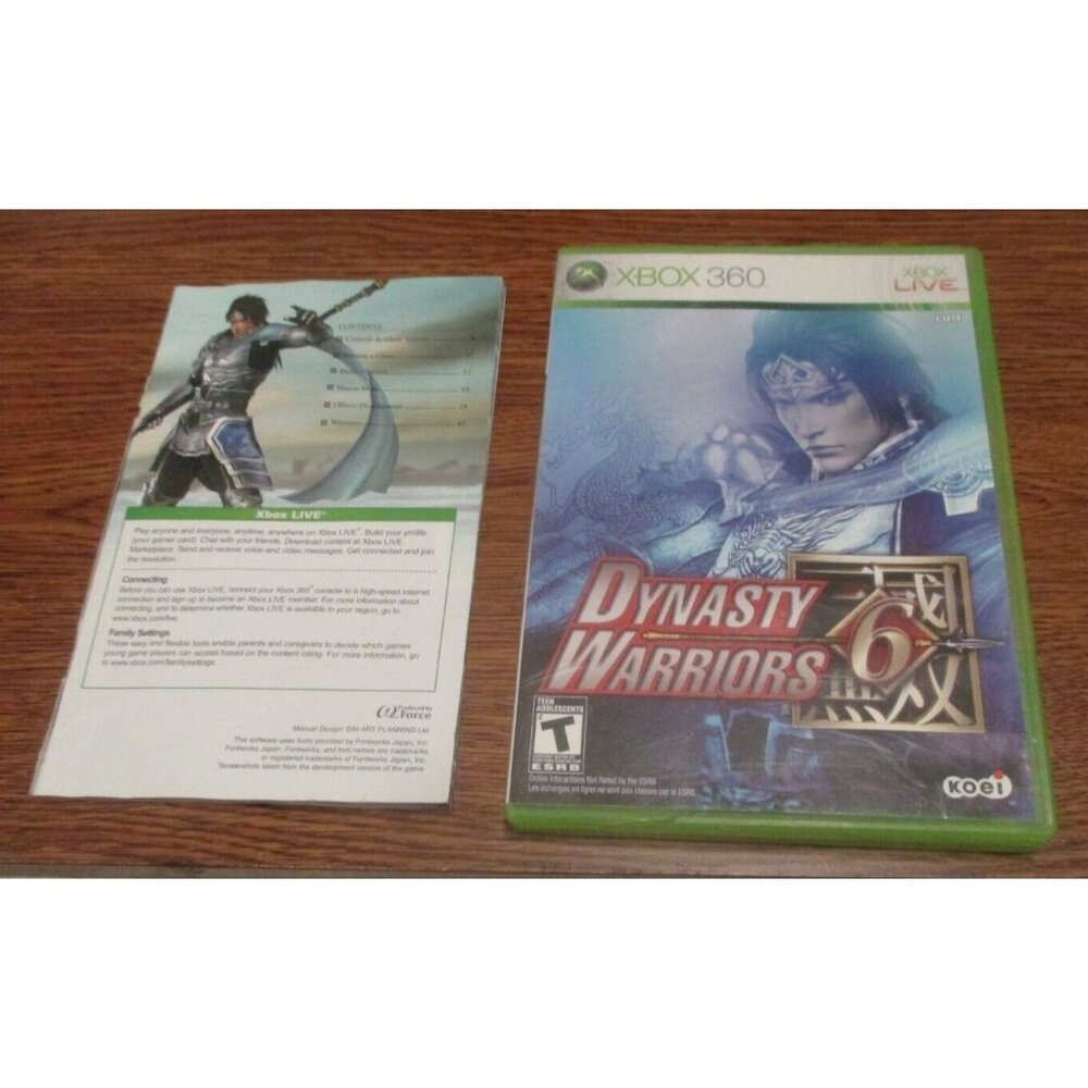 Dynasty Warriors 6 (Microsoft Xbox 360, 2008)